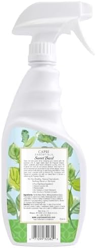 CAPRI ESSENTIALS APC, Household Dust Remover, Kitchen Counter Surface Spray, Removes Grime, Blend of Essential Oils, Sweet Basil 23 FL Oz
