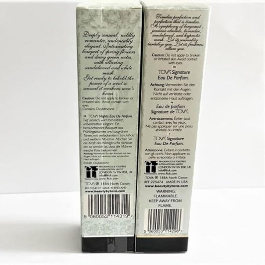 Tova Signature Eau De Parfum Spray 3.4oz & Tova Nights Eau De Parfume Spray 3.4oz Gift Set- Sealed New