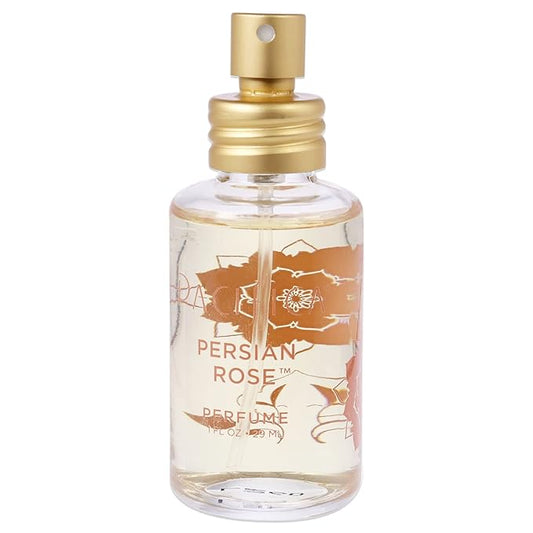 Pacifica Beauty, Persian Rose Clean Fragrance Spray Perfume, Made with Natural & Essential Oils, Fresh Rose Scent, Vegan + Cruelty Free, Phthalate-Free, Paraben-Free, Gifts for Her, 29 ml. 1 fl. oz