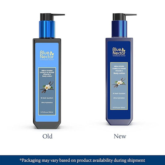 Blue Nectar Shea Butter Moisturizing Body Lotion with Vanilla & Vitamin E for Hydration | Body Lotion for Dry Skin | For Women & Men (12 Herbs, 6.76 Fl oz)