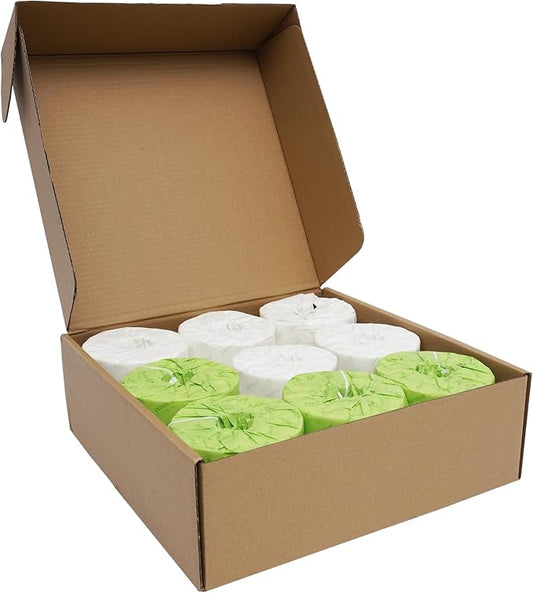 Bamboo Toilet tissue Paper, 3 Ply, Sustainable Toilet Tissue, 9 Rolls and 350 Sheets Per Roll - Septic Safe - Organic, Plastic Free, BPA and Chlorine Free