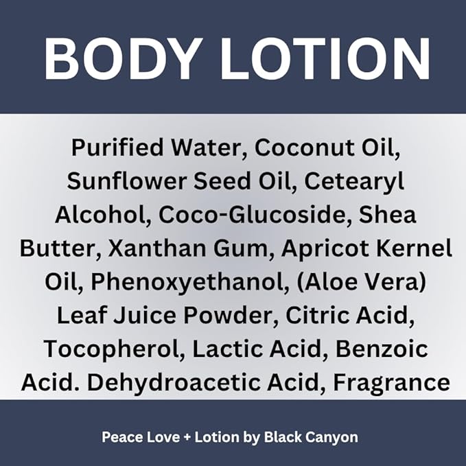 Peace Love + Lotion Blueberry Pancakes Scented Natural Body Lotion, 12 Oz