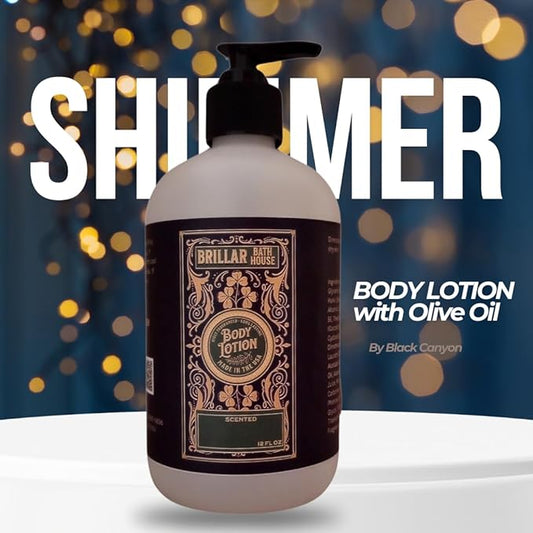 Brillar Bath House Brown Sugar & Fig Scented Shimmering Body Lotion, 12 Oz