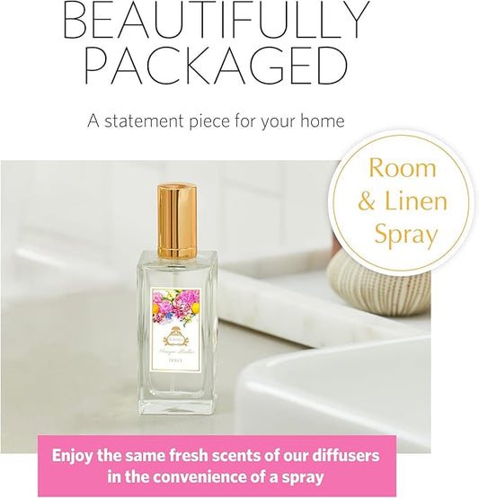 AGRARIA Room and Linen Spray, Luxury Room Fragrance for Clothes, Bed, and More, Essential Perfume Grade Oils Infused Linen Fresh Spray