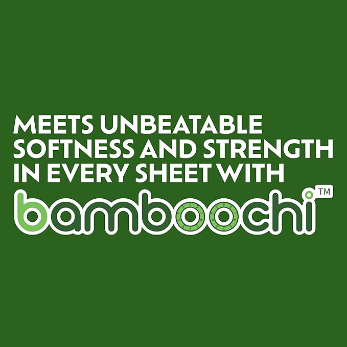Bamboo Toilet Paper, Septic Safe Toilet Paper 2 Ply 96 Rolls 300 Sheets Per Roll, Soft Unscented Bath Tissue, RV Safe, Eco-Friendly, Non Chlorine, PFAS Free, Made in Canada