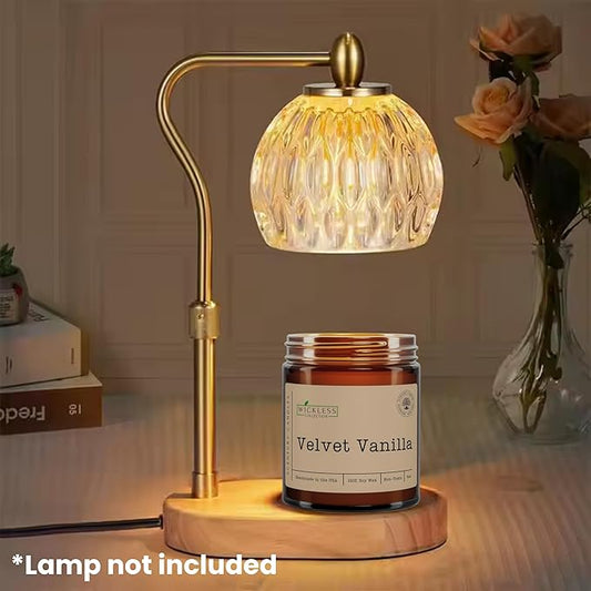 Wickless Candles for Candle Warmer Lamp, Many Scents to Choose, 100% Non-Toxic Soy Wax, Scented Candle Melts for Warming Plate, Handmade in The USA (Velvet Vanilla)