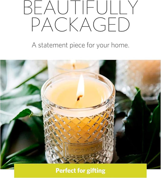 AGRARIA Scented Candles, 7 Oz, Long-Lasting Scented Candles for Home, Elegant Home Fragrance Gifts for Men and Women