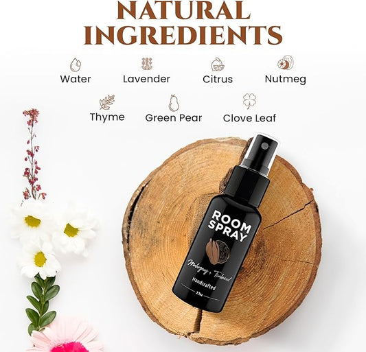 605Products Bathroom and General Room Spray, Long Lasting Fragrance (Mahogany Teakwood, 3 Pack)