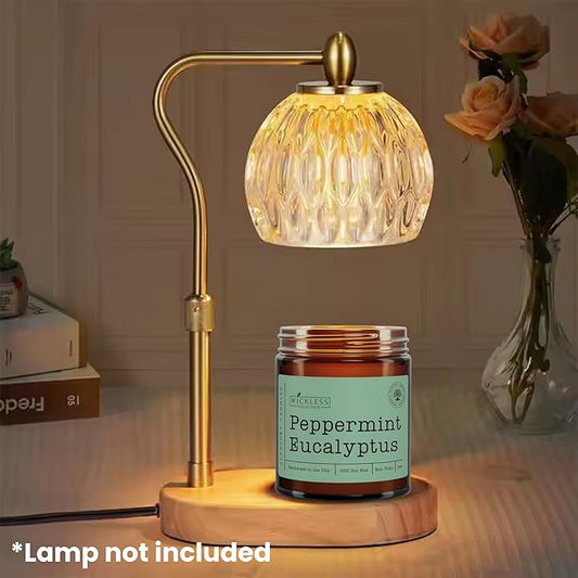 Wickless Candles for Candle Warmer Lamp, Many Scents to Choose, 100% Non-Toxic Soy Wax, Scented Candle Melts for Warming Plate, Handmade in The USA (Peppermint Eucalyptus)