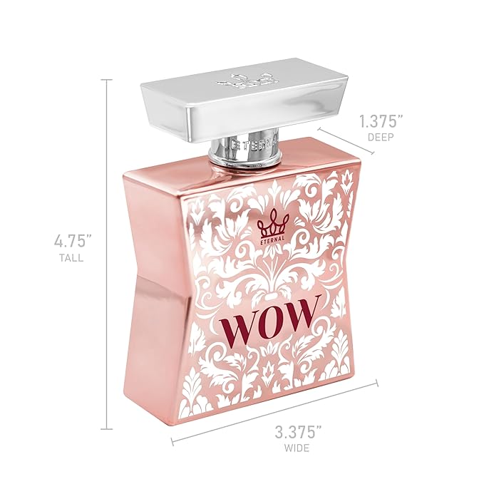 Eternal Wow - Inspired by Designer Fruity Almond Vanilla Perfume - 3.4 oz (100ml) - EDP - Long-lasting - Vegan - Clean Ingredients - Perfume for Women - 2000 sprays per bottle