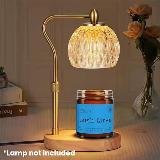 Wickless Candles for Candle Warmer Lamp, Many Scents to Choose, 100% Non-Toxic Soy Wax, Scented Candle Melts for Warming Plate, Handmade in The USA (Lush Linen)