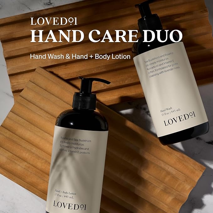 Loved01 Hand Wash, John Legend Skincare, Liquid Hand Soap, Gentle & Hydrating, Cruelty-Free, Formulated with Nourishing Oils & Soft Lavender, 2-Pack (15 oz each)