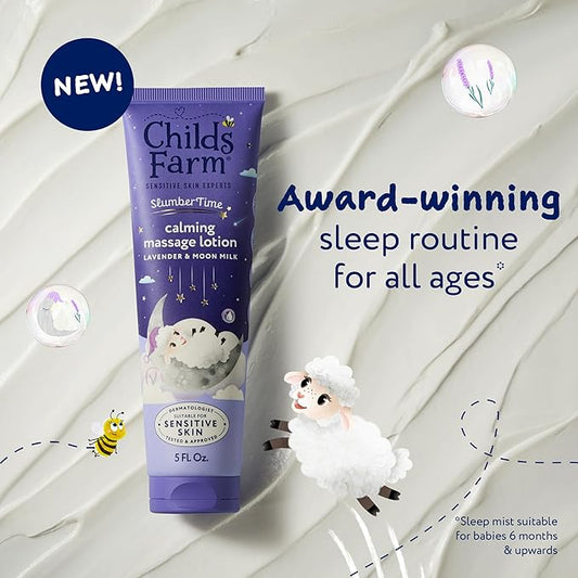 Childs Farm SlumberTime Calming Massage Lotion, Lavender & Moon Milk 150ml US