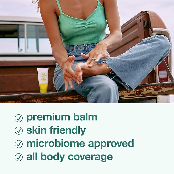 Hume Supernatural Invisible Whole Body Deo Balm - Full Body Protection - Aluminum Free, No Baking Soda - Anti-Chafing Odor Control - Clinically Tested on Sensitive Skin (Coconut Coast, 1-Pack)