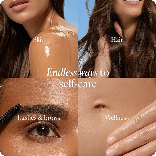 Sky Organics 8 oz Castor Oil w/Wraps | Reusable Organic Castor Oil Pack to Boost Body's Wellness, Encourage Rest & Relaxation | Adjustable Elastic Straps Cotton Durable Easy to Use