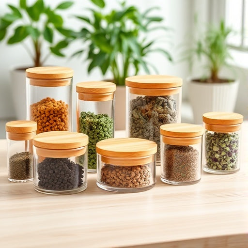 Glass / Bamboo Storage Containers