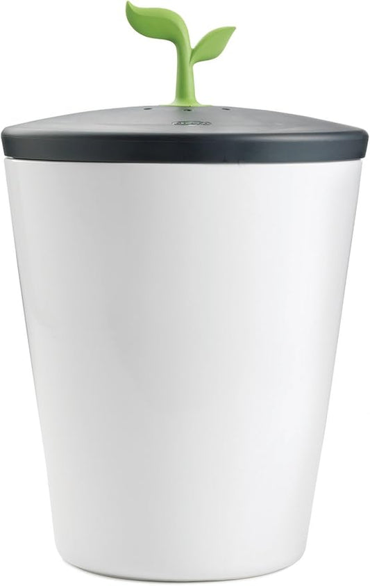 Chef'n 401-420-120 EcoCrock Counter Compost Bin Black and White 3.3 liter 1