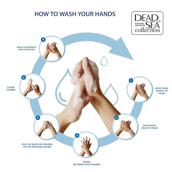 Dead Sea Collection Hand Soap Pump Almond Vanilla - Moisturizing Hand Wash Liquid with Dead Sea Minerals - Almond Vanilla Oils, Balancing & Soothing Pack of 2 (33.8 Fl Oz Each) - 67.6 Fl Oz Total