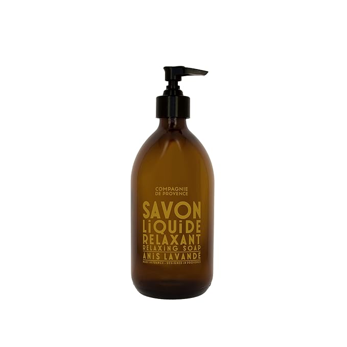 Compagnie de Provence Savon de Marseille Apothicare Liquid Soap, Anise Lavender, 10 Fl Oz Plastic Pump Bottle