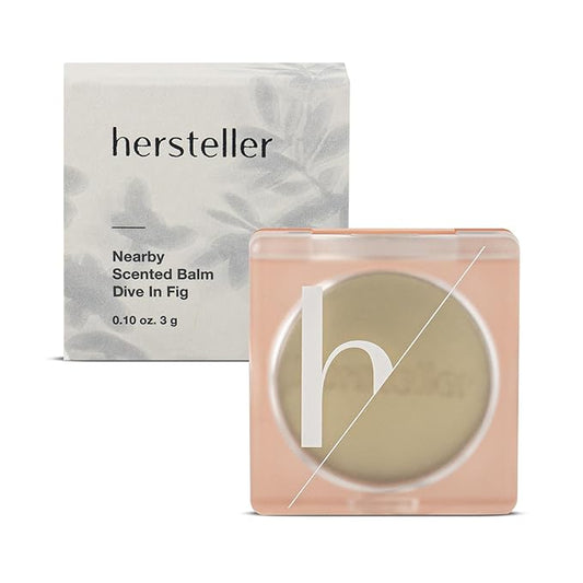 Hersteller Solid Perfume for Women - Nearby Dive In Fig Vegan Scented Balm | Fig Perfume with Melting Texture, Moisturizing Multi-Use Balm for All Skin Types, Alcohol-Free Fragrance