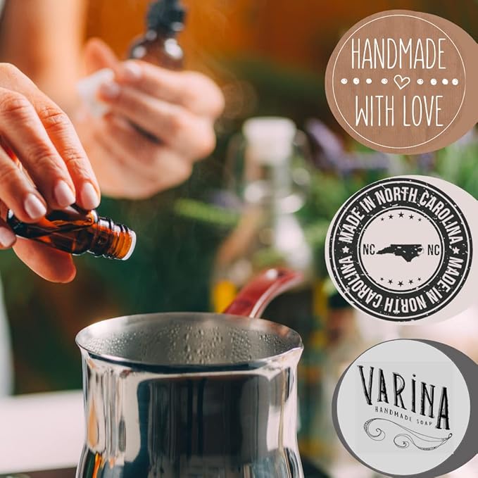 Organic Eucalyptus Spearmint Bar Soap - Gentle Cleansing for Sensitive Skin, Herbal and Mint - 3 Pack