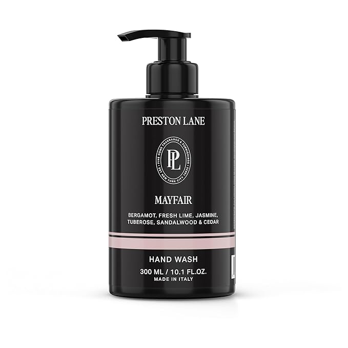 Preston Lane The Hand Wash, Scented Hand Soap, Gently Cleanses, Hydrating & Nourishing