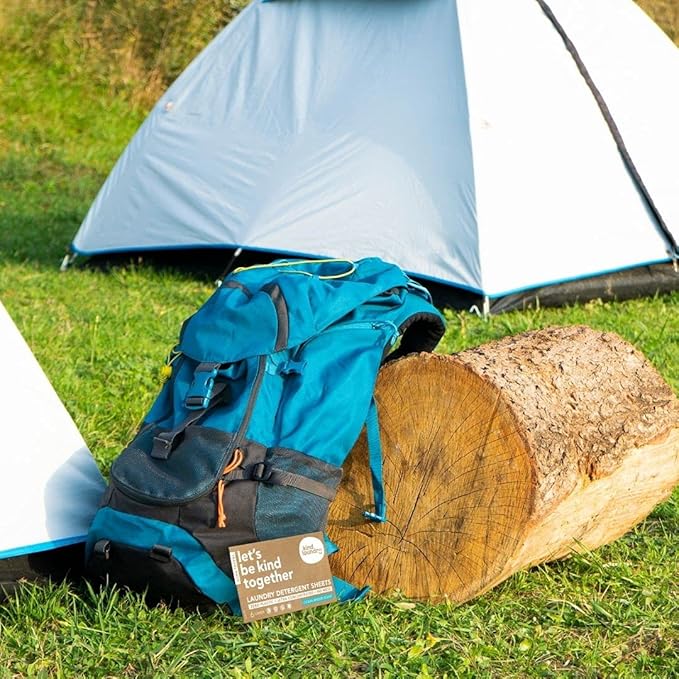 KIND LAUNDRY Detergent Sheets (Ocean Breeze) and Vegan Stain Remover Bar & Pre-Treater (5 oz)