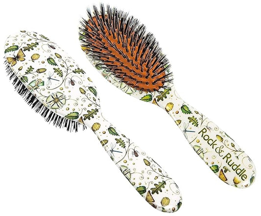 Rock & Ruddle Hair Brush S Acorn & Butterfly