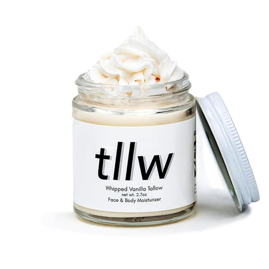 Face & Body Moisturizer – Grass-Fed Beef Tallow, Manuka Honey & Organic Jojoba Oil – Natural Hydrating Cream for skin, 2.7 oz