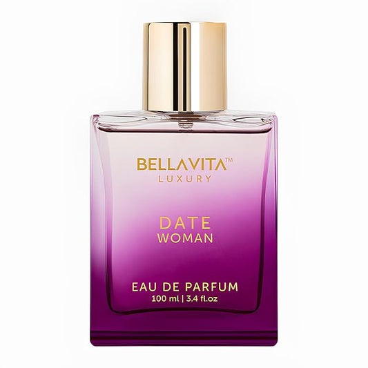 Bella Vita Luxury Date Perfume for Women | Eau De Parfum for Women | Pink Pepper, Red Fruit & Jasmine | Fruity and Floral Long-Lasting EDP Fragrance Scent | 100 ML (3.34 FL. OZ.)