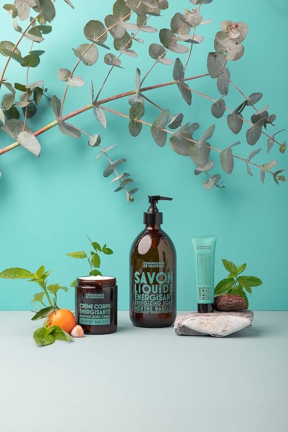 Compagnie de Provence Savon de Marseille Apothicare Liquid Soap, Mint Basil, 33.8 fl oz Plastic Bottle Refill