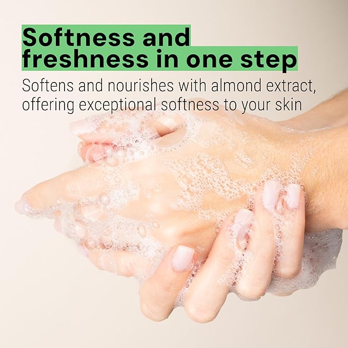 Panier des Sens - Liquid Hand Soap - Almond Hand Wash - French Marseille Moisturizing Hand Soap with Coconut Oil - Refillable Kitchen - 96% Natural Ingredients -16.9 Fl.oz