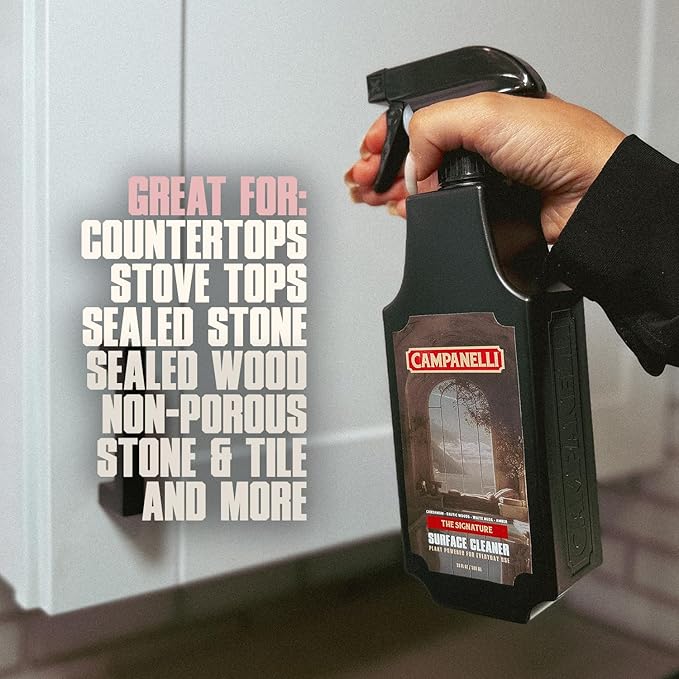 CAMPANELLI Plant-Powered Surface Cleaner – Luxury Fragrance-First Formula for Kitchen, Bathroom & Home – Non-Toxic, Eco-Friendly, 20 oz - Spiced Pumpkin Caffè Scent (Limited Edition)