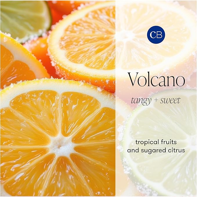 Capri Blue Large Moisturizing Hand Wash Soap - Liquid Hand Soap with Pump Bottle - Gentle & Hydrating Skin Care - Notes of Tropical Fruits & Sugared Citrus (Volcano, 11.8 fl oz)